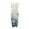Women's Fashion Casual Sleeveless Round Neck Floral Elegant Temperament Dress