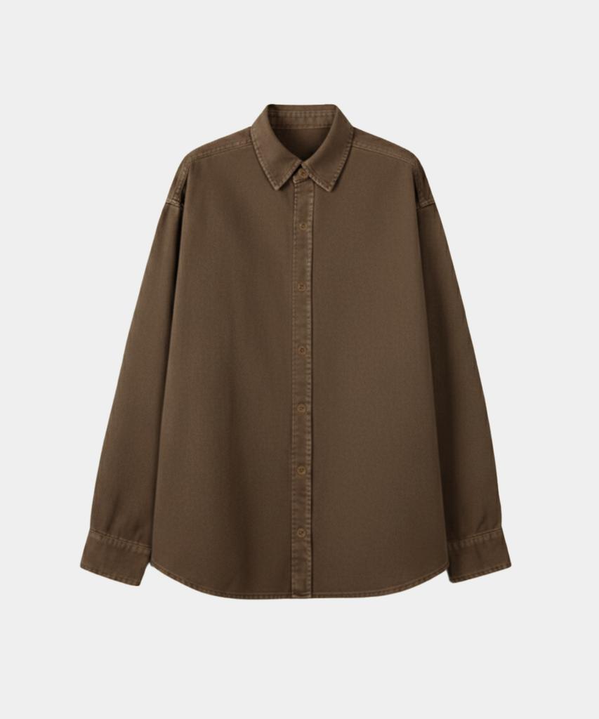 Jikeulib Vintage Pigment Regular Fit Shirt 3 Colors