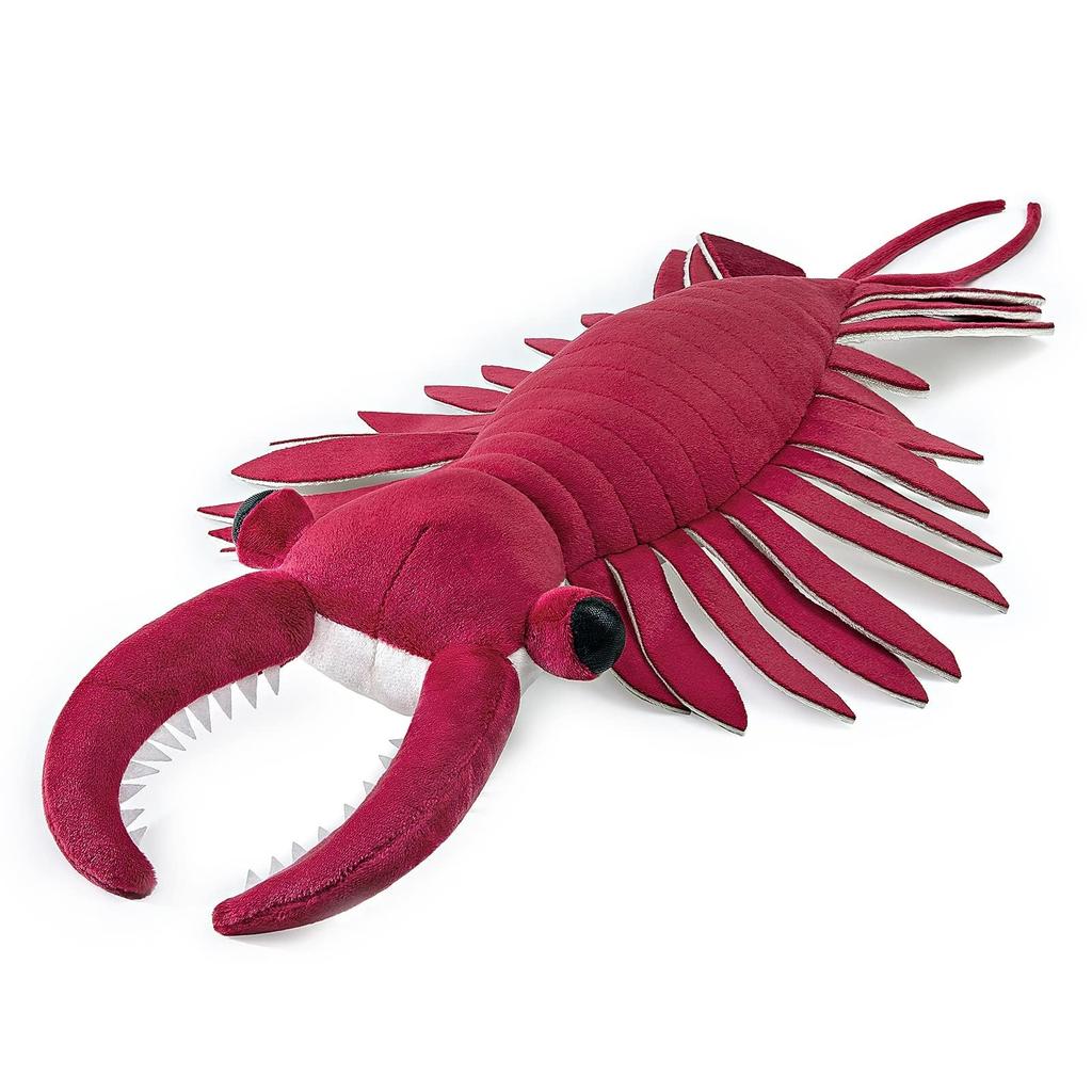 Lilizzhoumax Paleontologická série, Plyšová hračka Anomalocaris, Členovec, Plyšová hračka, Plyšová hračka kambrického zvířete, Hračka, Měkká, Hlubokomořská, Plyšová hračka, Vhodná