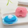 Silicone Shampoo Brush Shower Scalp Massager Self-Cleaning Essential Shampoo Tool Bathroom Brush