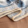 Spring and Autumn New Herringbone Square Scarf Fashion Versatile Silk Wool Shawl Women's Premium Light Luxury Silk Hair Scarf