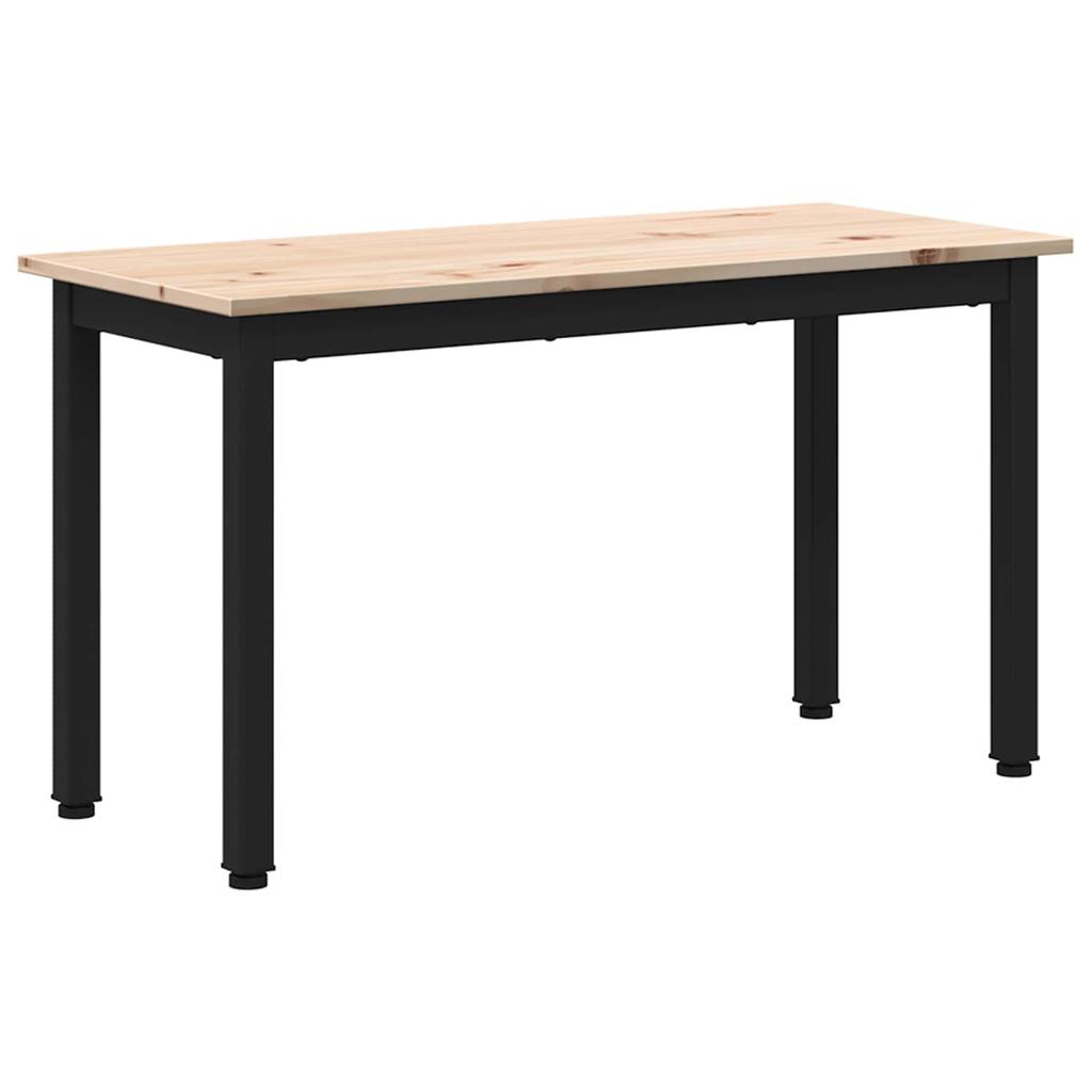 Natural Pine Wood Bench 80 x 35 x 45 cm Solid Pine Wood
