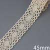 (10 pizzi misti) Nastro di Pizzo di Cotone Beige Fai da Te Fatto a Mano Festa di Matrimonio Artigianato Confezione Regalo Patchwork Pizzo all'Uncinetto