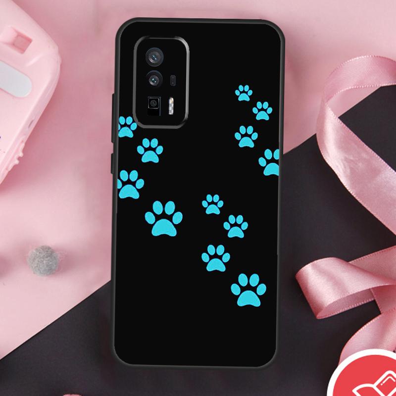 Cat Dog Paw Design Case For POCO F6 X6 X3 X5 M6 Pro F3 F5 M5s Xiaomi 14 Ultra 13 12 Lite 11T 12T 13T Pro Cover