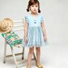 Pink Elsa-Inspired Star Mesh Princess Dress for Toddlers & Girls - Short Sleeve Summer Outfit