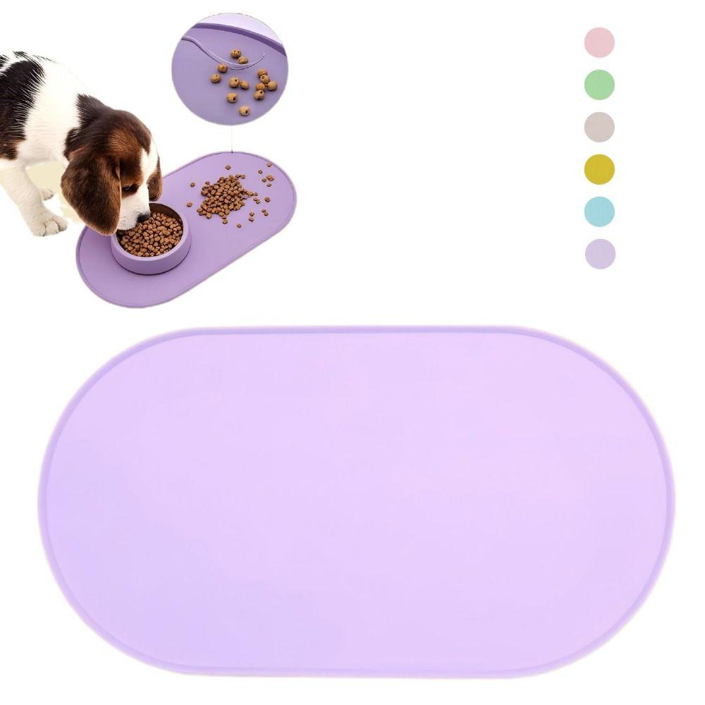 Silikon Hundenapfunterlage Rutschfestes Design Haustierplatzsets Langlebige Katzennapfunterlage Haustierbedarf