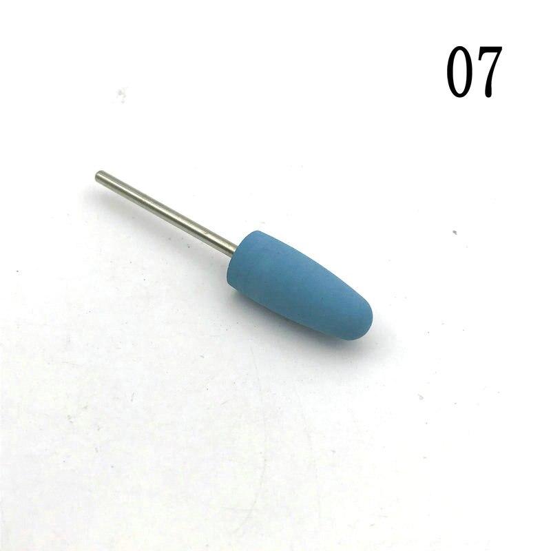 

1 шт., стоматологический резиновый силиконовый полировщик, сверло для ногтей, стоматологические силиконовые резиновые боры, аксессуары для сверл, инструменты для полировки ног 07
