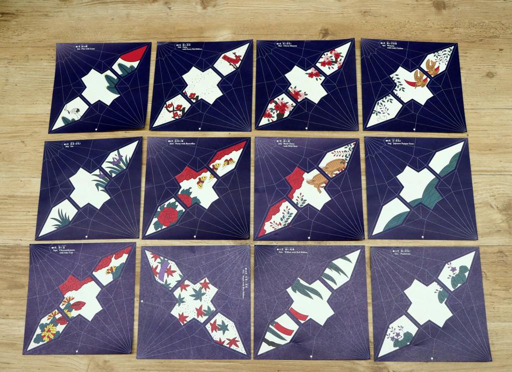Made In Japan Traditional Origami 48 X 10 Sets Business (Hanafuda Patterns) (For Use)