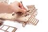Ugears Railway Platform 70013 Wooden Toy 3D Solid Puzzle Platform;