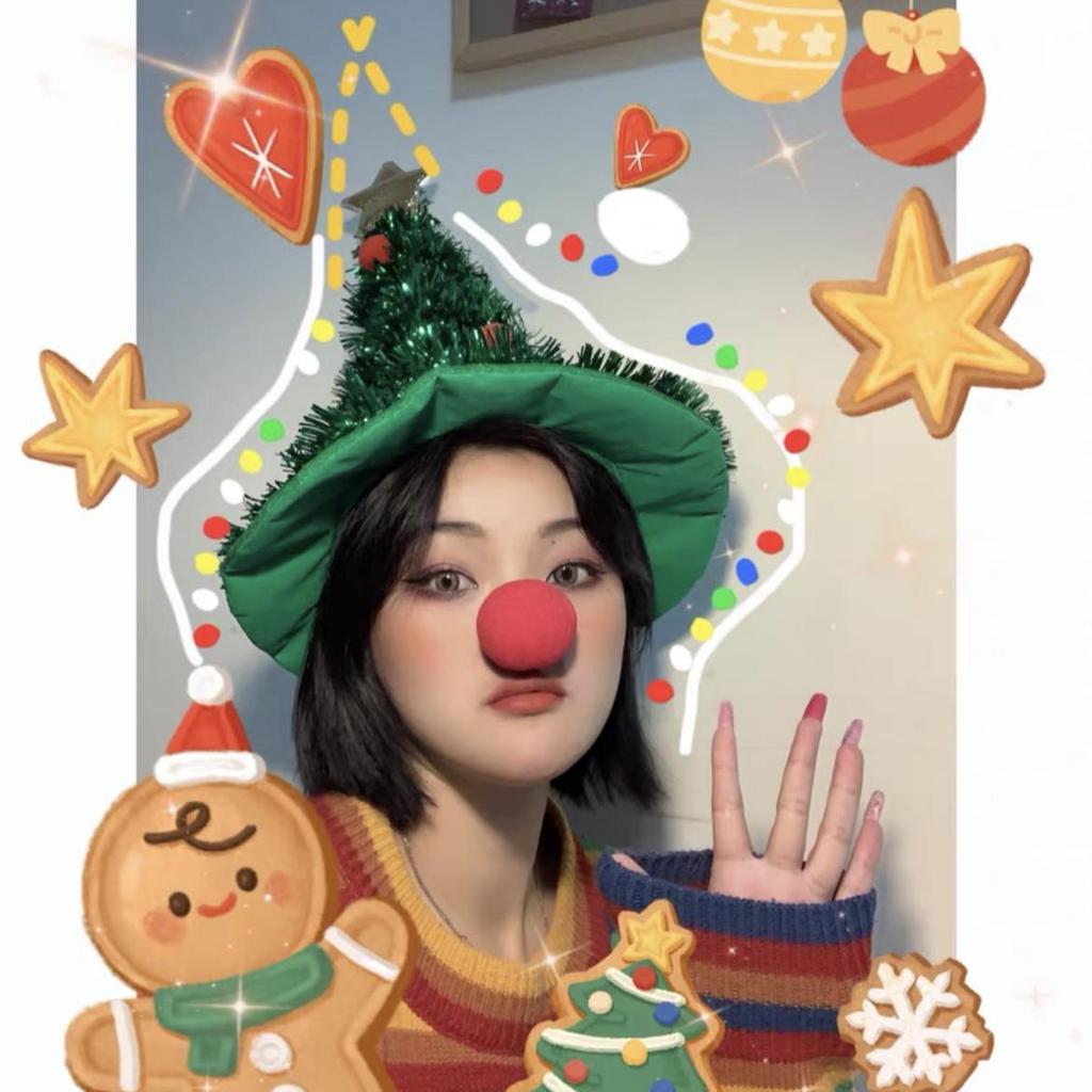 Korean Style Christmas Tree Hat for Parties and Performances