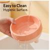 450ml Pet Bowl Flat & Slanted Neck Design Durable Cat Dog Food Water Bowl For Indoor All Season Feeding