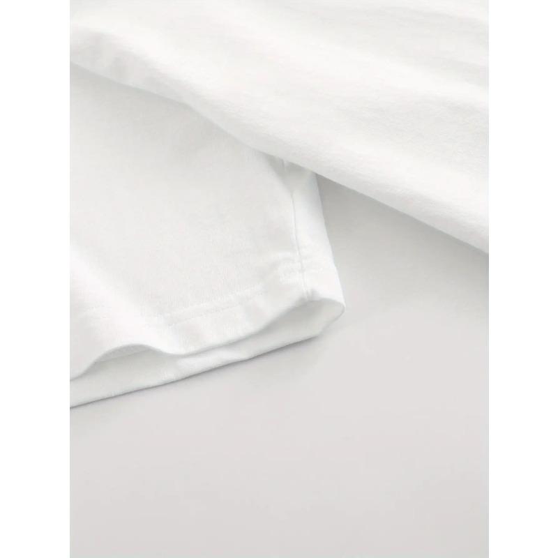 Damen-TEACH Muster T-Shirt - Sterne, Maschinenwaschbar, Rundhalsausschnitt Oberteil, Lässiger Bequemer Stil, Modische Alltagskleidung, Langlebige Druckqualität