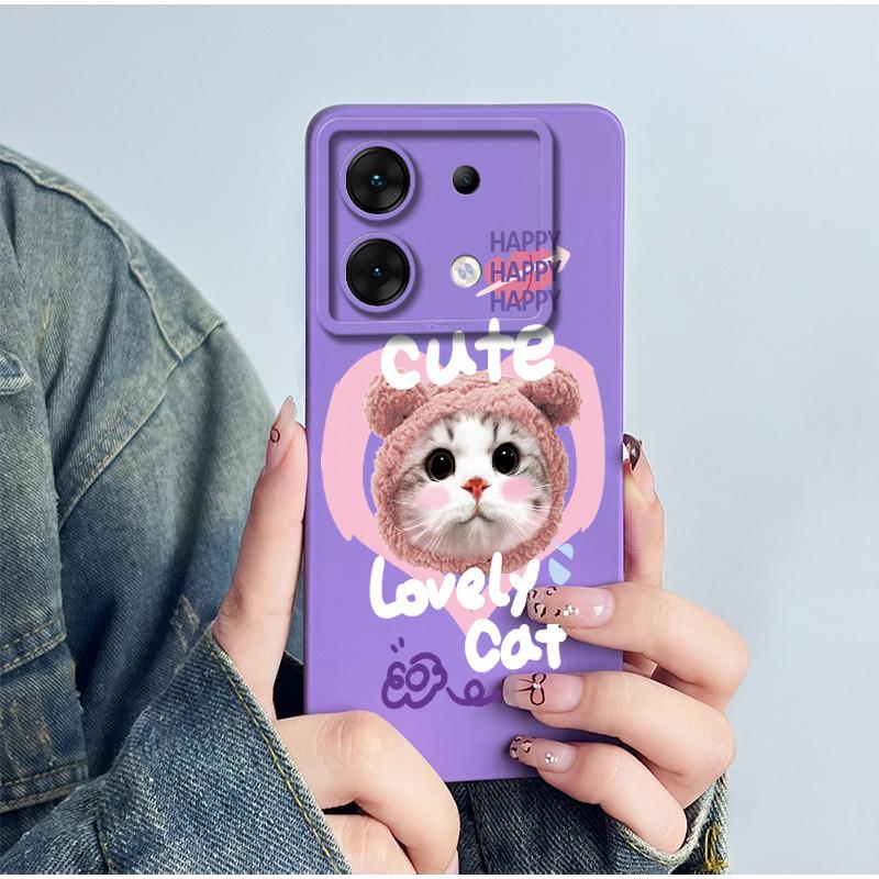 For Infinix Zero 30 5G Phone Case X6731 Cover Silicone Cute Panda Flower Boys Girls Shell Cartoon Funda Protective Casing Coque