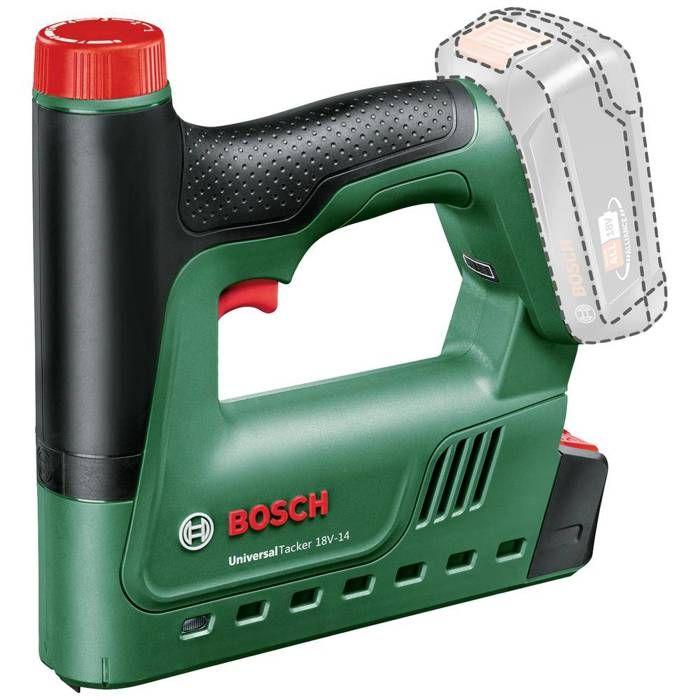 Bosch Home and Garden UniversalTacker 18V-14 06032A7000 Agrafeuse Sans Fil Pour Type D'agrafe Type 53 Longueur De L'agr