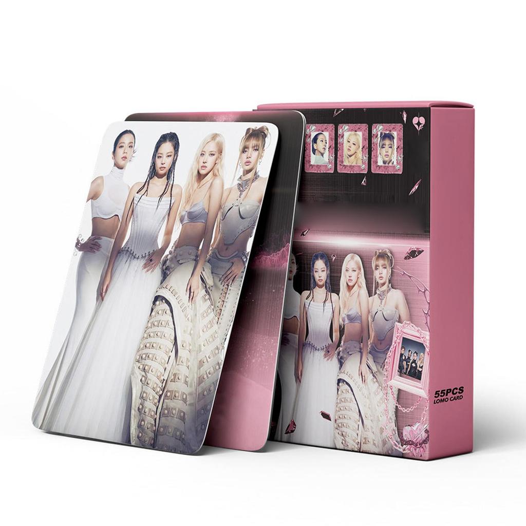 55pcs Photocard Collection Set with Storage Box and Assorted Designs for Fans and Collectors Suitable for Display or Gift