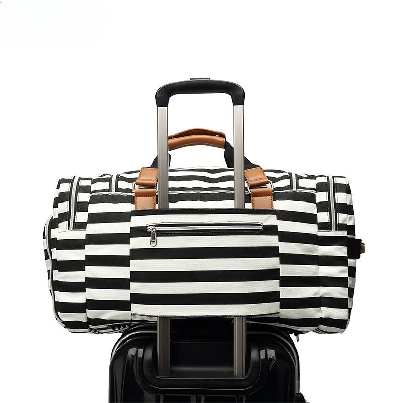 Travel Bag Hand Luggage Bag Oblique Back Travel Bag Storage Large Capacity Sports Bag Waterproof Dry and Wet Separation