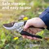Deli Garden Pruner Pruning Shears 8.5 Inch Labor-saving Scissors for Gardening Tool Pruning Scissors Plants Garden Hand Tools