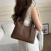Leather Highquality Pu Womens Tote Bag With Unique Stitching Detail Ideal For Outings Daily