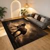Pferdestärke Wohnzimmer Rutschfester Bereichsteppich Weicher Teppich für Schlafzimmer Spielzimmer Sofaecke Büro Heimdekoration Fußmatte Weihnachtsgeschenk C926257