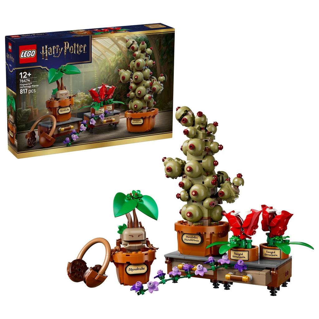 LEGO Harry Potter Hogwarts Herbology Magical Plants Toy - Birthday Present - Building Blocks - Boys and Girls - Ages 12, 13, 14 - Elementary School St