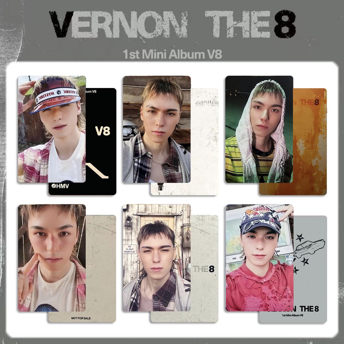 SEVENTEEN VERNON & THE8 V8 Специальный фотоальбом - Издание Сю Минхао black