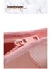 Minimalist Portable Makeup Bag with Visible Storage for Eyebrow Pencil, Eyeshadow, Brush, and Lipstick - Large Capacity