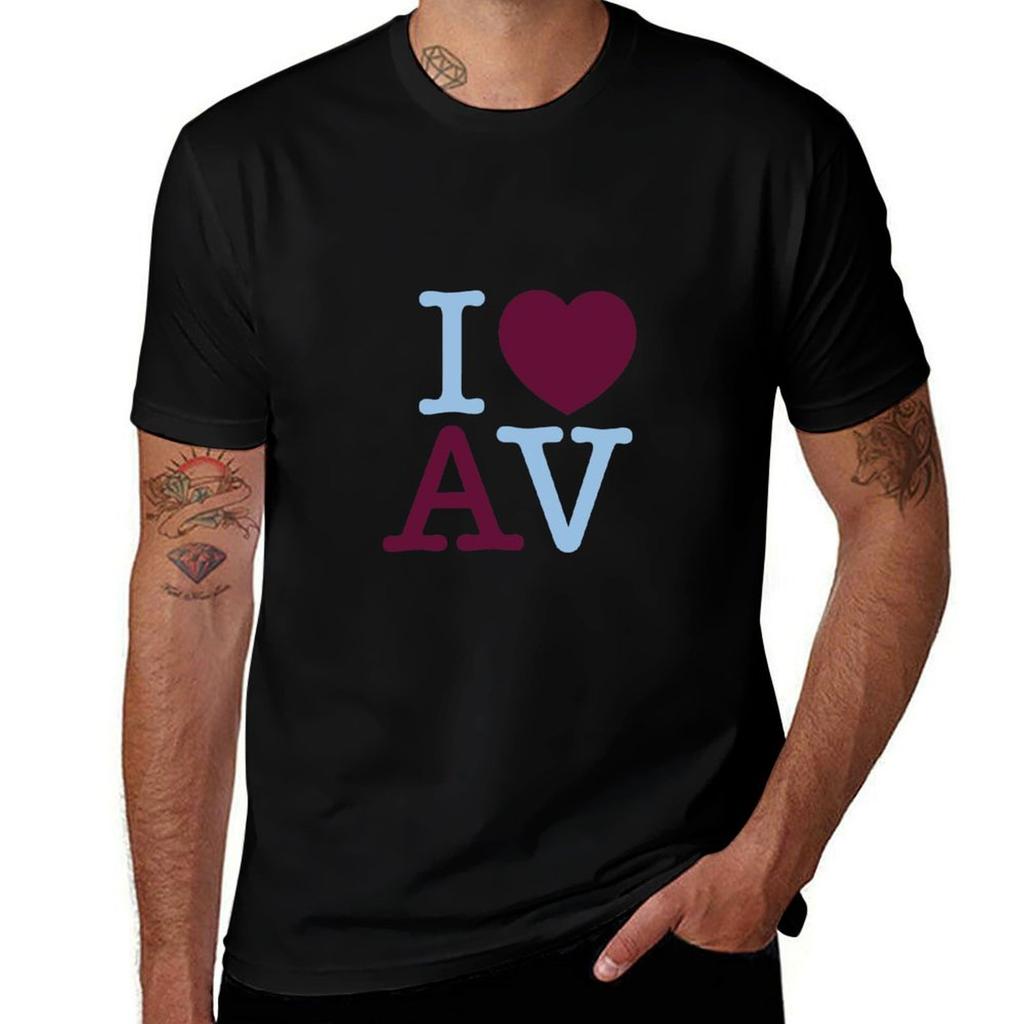Aston Villa T-Shirt boys whites vintage funny costumes workout shirts for men