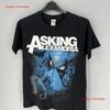 Asking Alexandria T Shirt Retro Style Black Kh14167 Vintage Comfortable Stretched Unisex Graphic Stylish Fashion
