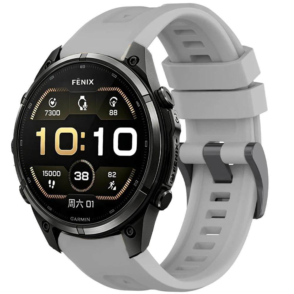Quick Fit 26mm 22mm 20mm Silicone Band for Garmin Garmin Fenix 9 9 Pro 51mm 47mm 43mm Bracelet Garmin Instinct 3 50mm 45mm Strap