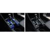 Gear Shift Both Side Strip Trim 2PCS For Honda Civic 10th 2016-2021 Bright Blue