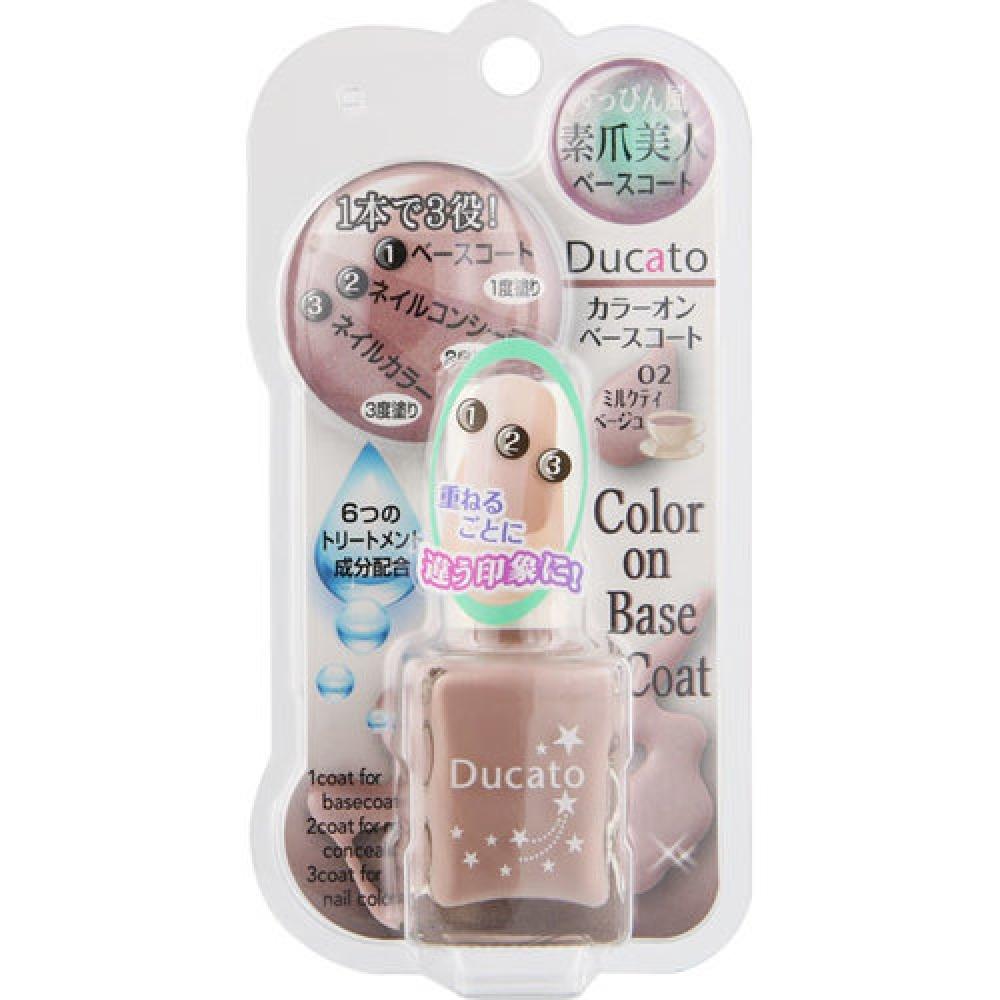 

Ducato COLOR ON BASE COAT 02 МОЛОЧНЫЙ ЧАЙ БЕЖЕВЫЙ 7мл