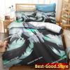 Anime Bleach Thousand-Year Blood War Bedding Set Printed single Comforter Duvet Cover Pillow Case 3 Pieces Sets Kids Adult Size