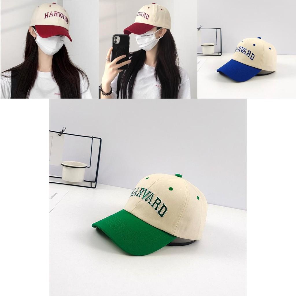 Stylish Women's Summer Baseball Cap Trendy Cotton Letter Design Sun Protection
