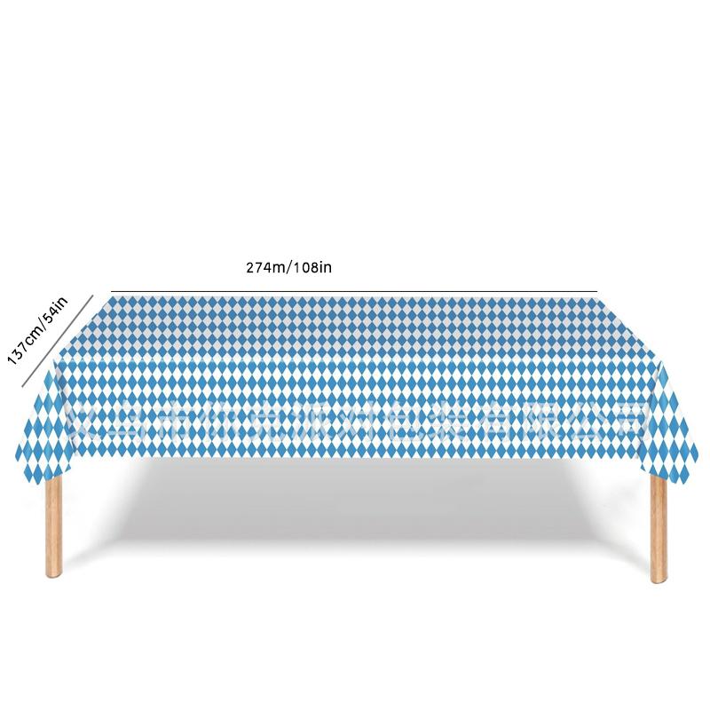 

Октоберфест скатерть баварский флаг в клетку скатерть украшения для уличной вечеринки E
