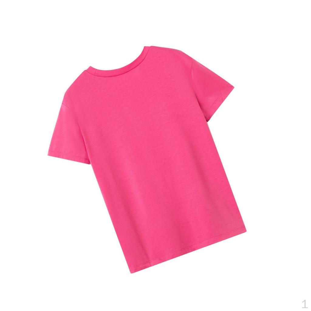 

T Shirt for Women Round Neck Outfits Sportswear Stylish Basic Tee Trip