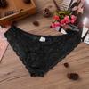 Mens Lace Floral Bulge Pouch Low Rise Bikini Briefs Shorts Underwear Underpants Lingerie Nightwear G-string