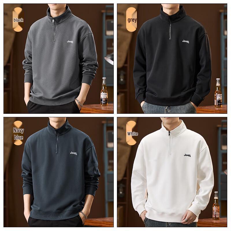 JEEP Men's Half-Zip Sweatshirt