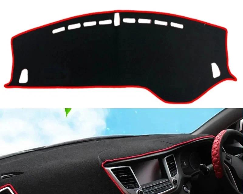 

Protective Pad For Hyundai Tucson 2015-2018 2019 Car Dashboard Cover Avoid Light Pad Instrument Panel Mat Carpets Accessories Polyester&Four Seasons