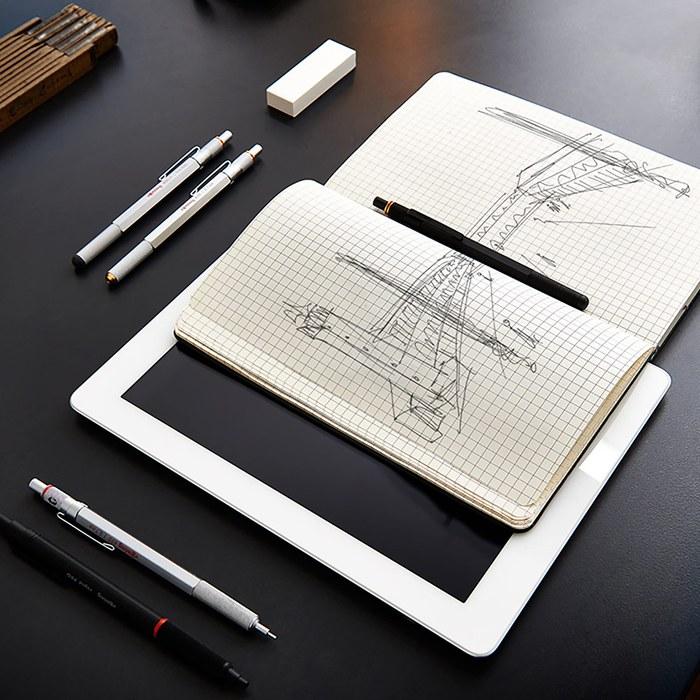 Rotring Rotring 800 Black Mechanical Pencil 0.5mm Retractable Tip 1904447