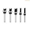 K1AE Black Coated Milling Cutter For Wood Plastic Composite Materials 1/4Inch Shank