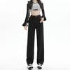 High-waisted Jeans Women's Straight-leg Small 2025 Autumn and Winter New Slim-fitting and Thin Versatile Drape Wide-leg Pants