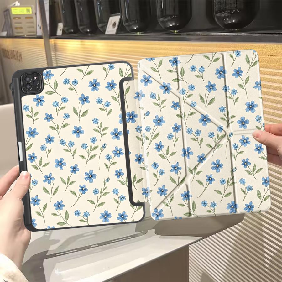 Holder Cover Tablet Case For iPad Mini 6 7 Air 4 5 M3 M2 1 2 M4 11inch Pro 11th 10th 9th 8th 7th 12.9inch Pro 2025 Cartoon