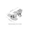 4pcs Adjustable Door Hinges Concealed Soft Close Hinges Heavy Cabinet Hinges  Cupboard