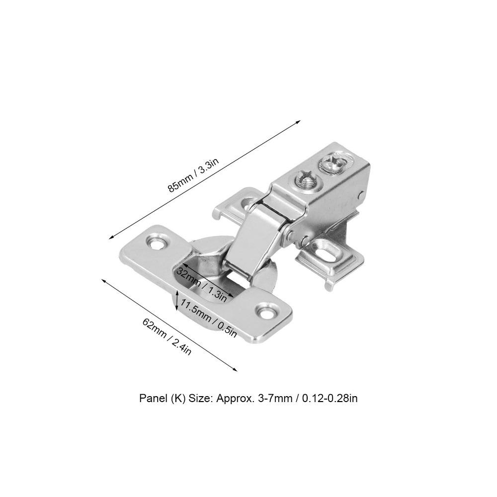 4pcs Adjustable Door Hinges Concealed Soft Close Hinges Heavy Cabinet Hinges  Cupboard