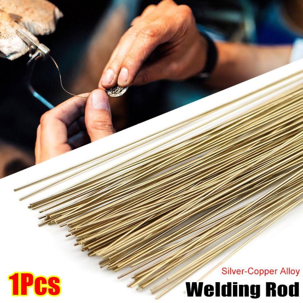 1Pcs Silver-Copper Alloy Silver Welding Rod Easy Solder Welder Tool  for Jewelry Making Repair