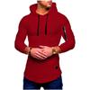 Slim Gym Mens Fit Hoodie Long Sleeve Muscle Tee Tshirt Tops Sweatshirt Blouse