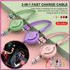 Car Mounted Telescopic Three In One Mobile Phone Charger For Opel Astra H G Corsa Insignia Astra Antara Meriva Zafira Interior