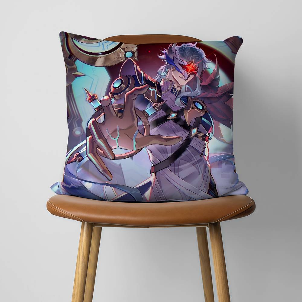 Dottore Genshin Impact xcm xcm Pillow Case Decor Protective Covers Comfortable Soft For Sofa Living Room Home Office