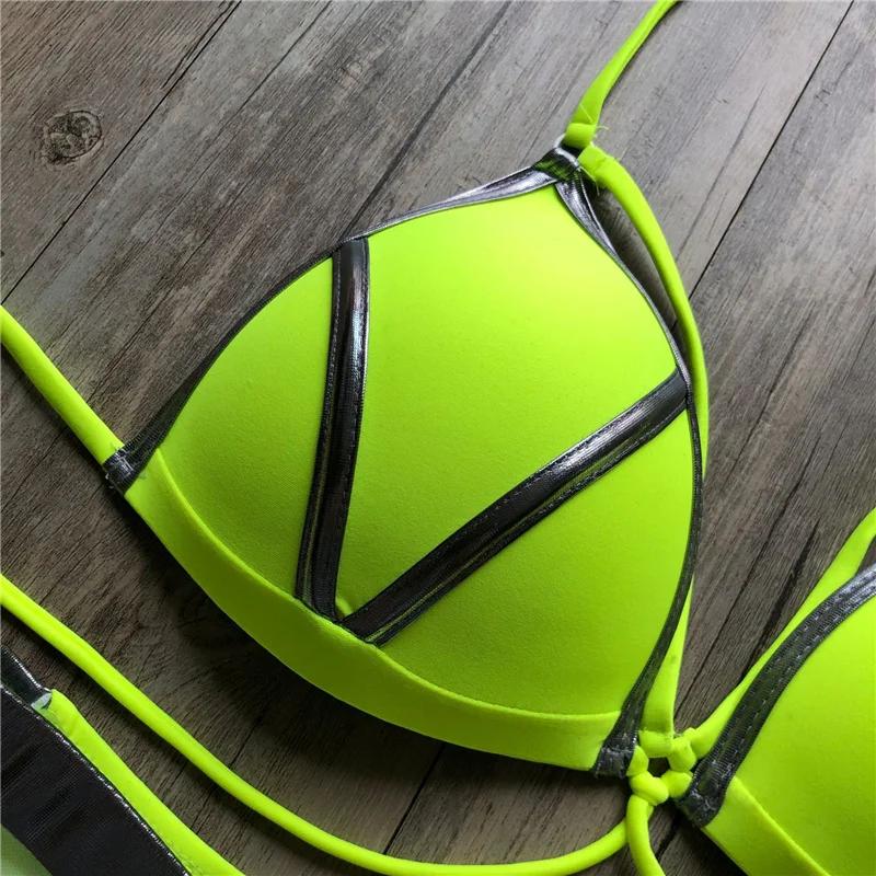 New Red Swimwear Push Up Swimsuit Women Biquini Padded Bathing Suit Gold Stamping Brazilian Bikini Set Thong Sexy Bikini