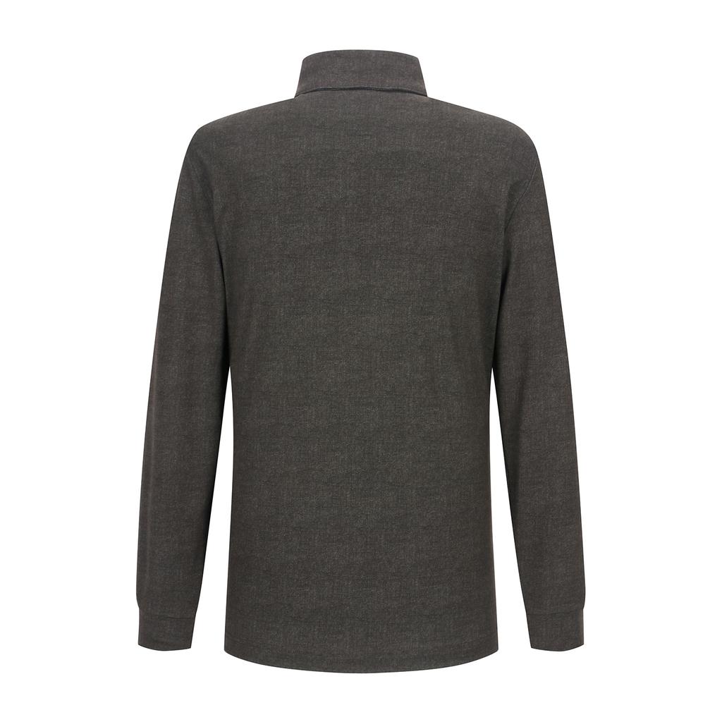 FERRAROMILANO Coat Or Solid Print T-Shirt Brown (Amseks30157)